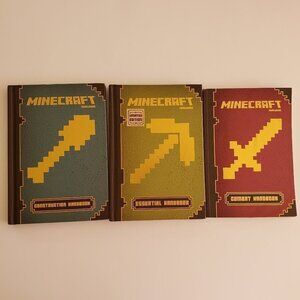 (Set of 3) Minecraft Books (2 hardbound, 1 softbound)